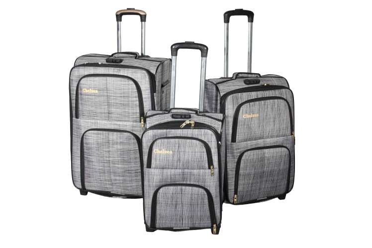  ست چمدان چلسی نقره‌ای مناسب سفر و حمل‌ونقل سبک