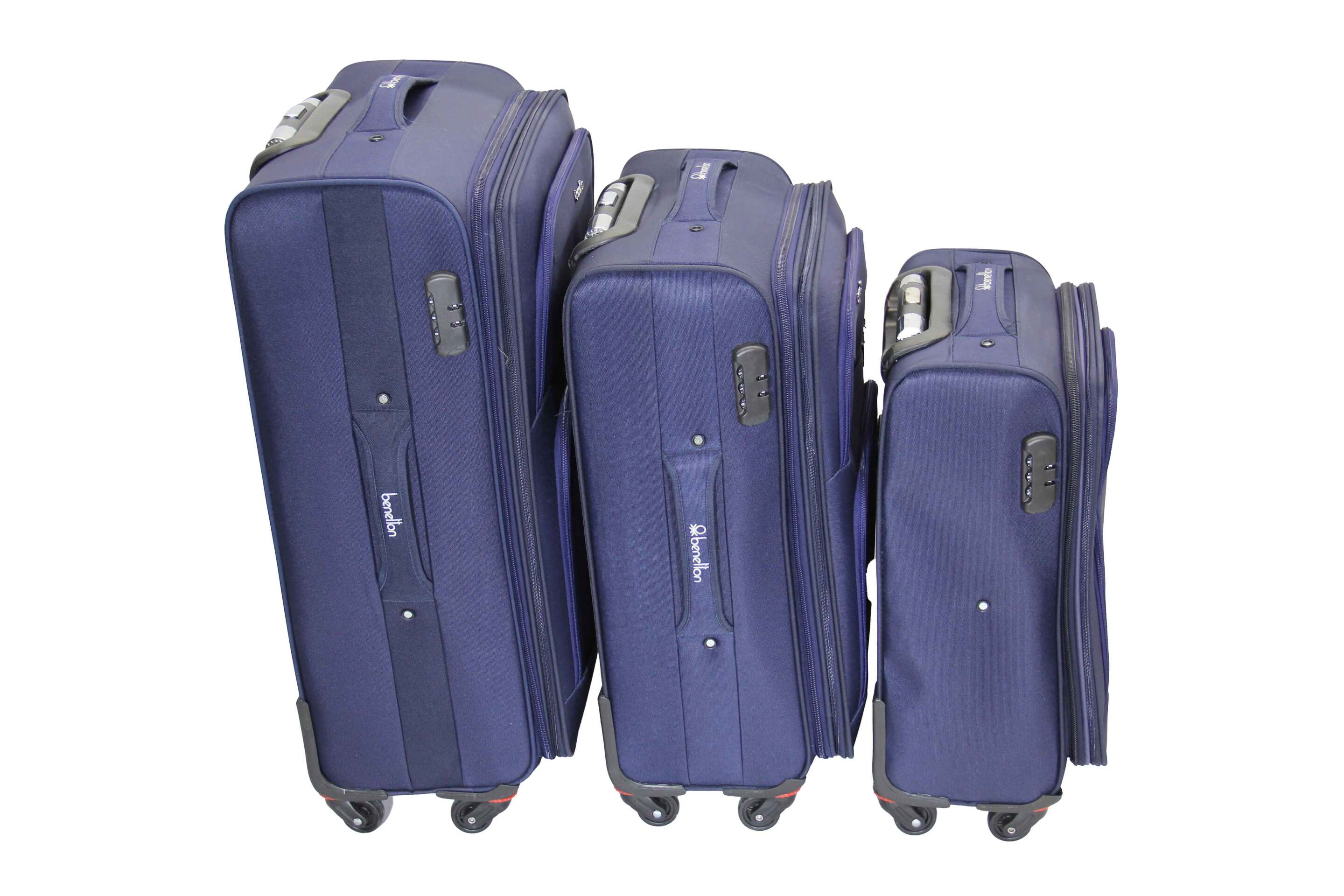  چمدان مسافرتی بنتون قابلیت افزایش حجم و کاور سه‌تایی — عمده فروشی لوازم سفر 