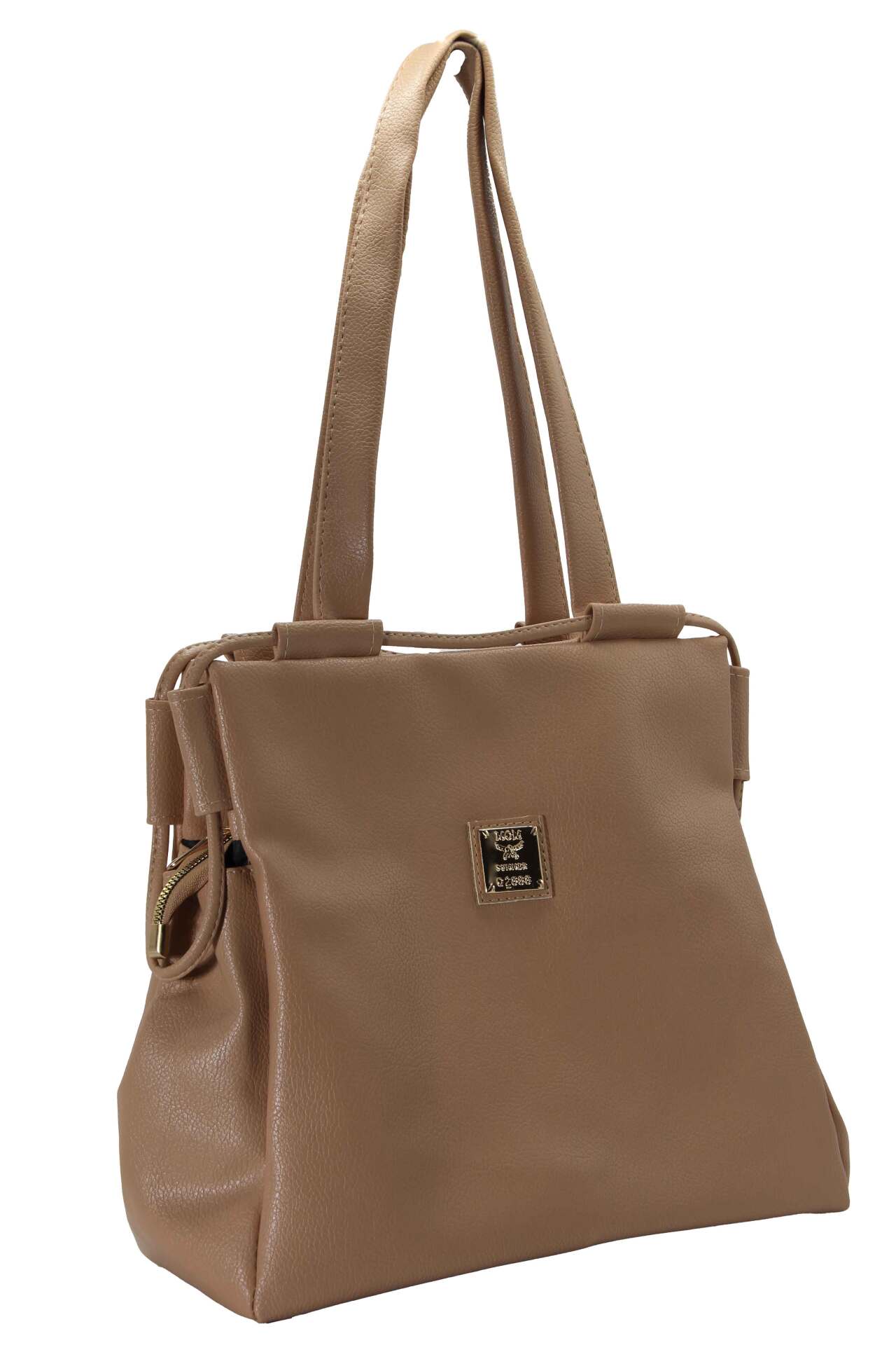  قیمت عمده کیف زنانه شرانگ چرم با طراحی شیک و فضای داخلی منظم 