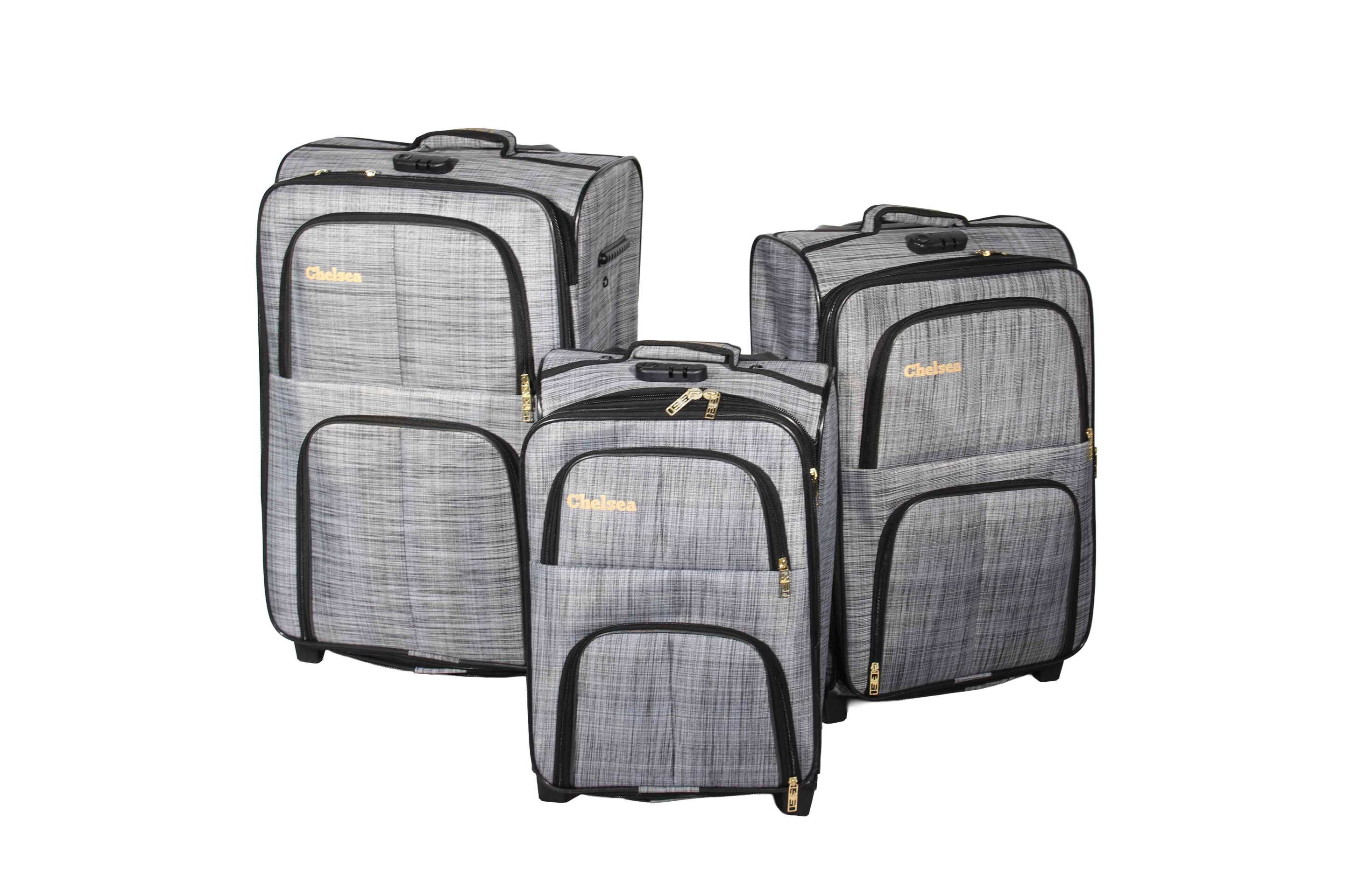  چمدان سایز بزرگ مدل چلسی همراه با قفل و دسته فلزی 