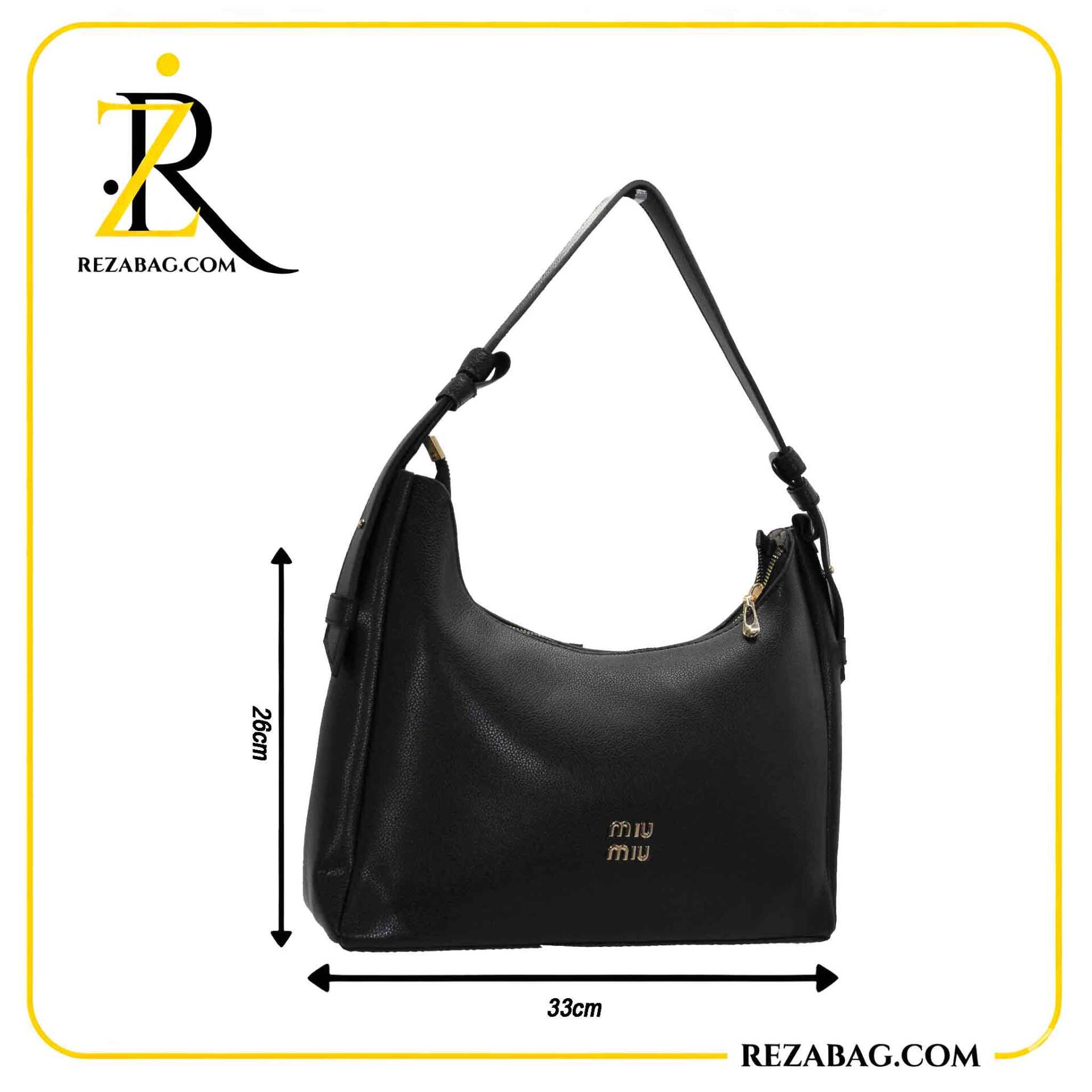  کیف زنانه هلالی میو کیو تک‌بند با شرانگ خارجی محکم و طراحی خاص – مناسب خرید عمده از کیف رضا 