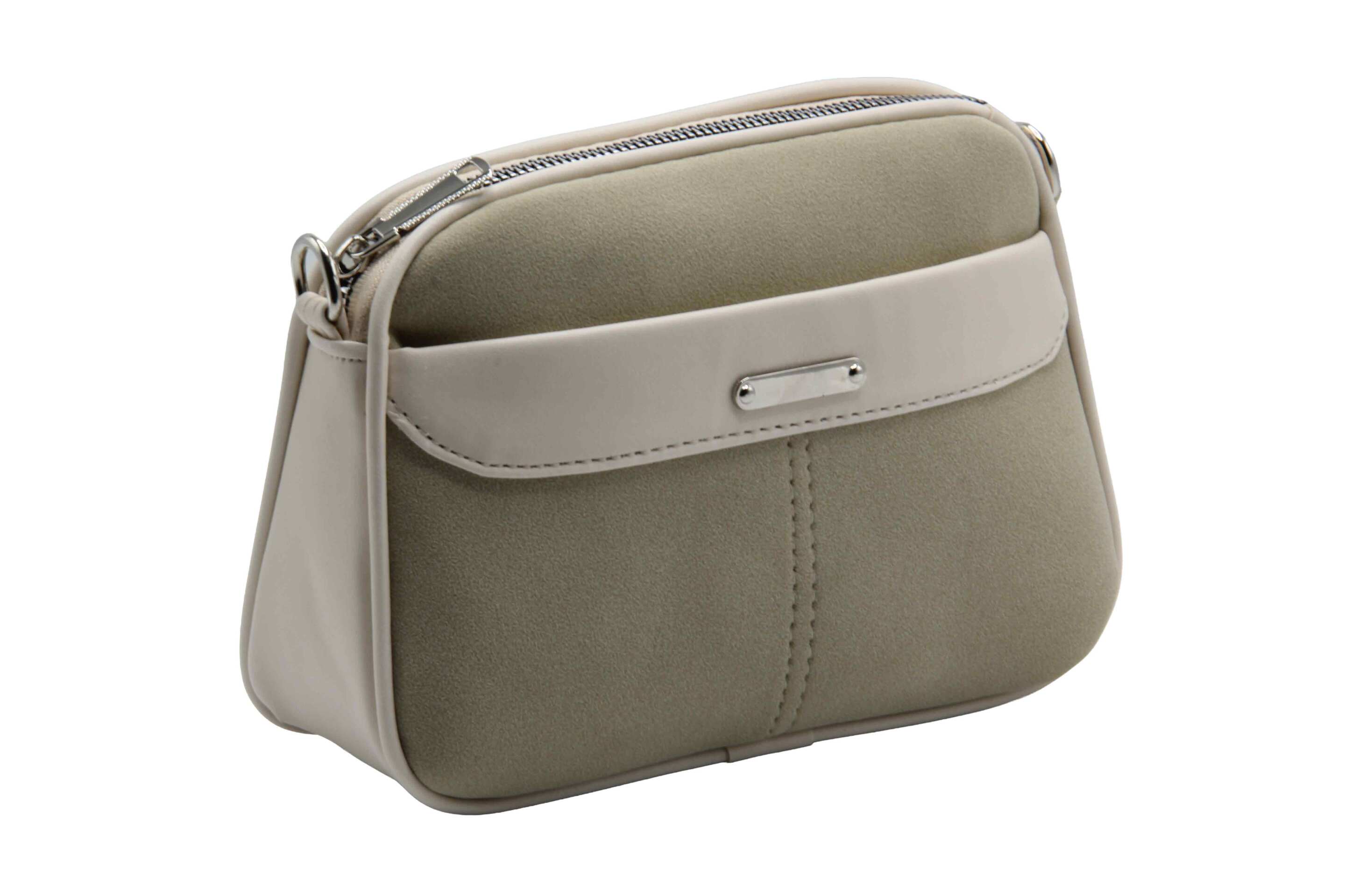  نمای جلو کیف پاسپورتی زنانه مدل ۵۰ سوییت با جنس دیزل برزنت‌مانند 