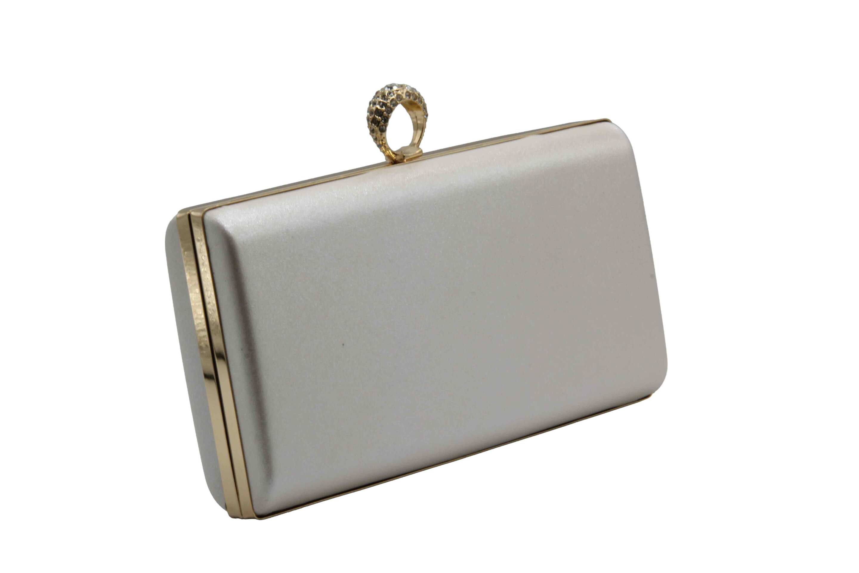  کیف زنانه مدل ۵۲ دهنه‌دار انگشتی مجلسی شایین با نگین | خرید عمده کیف 