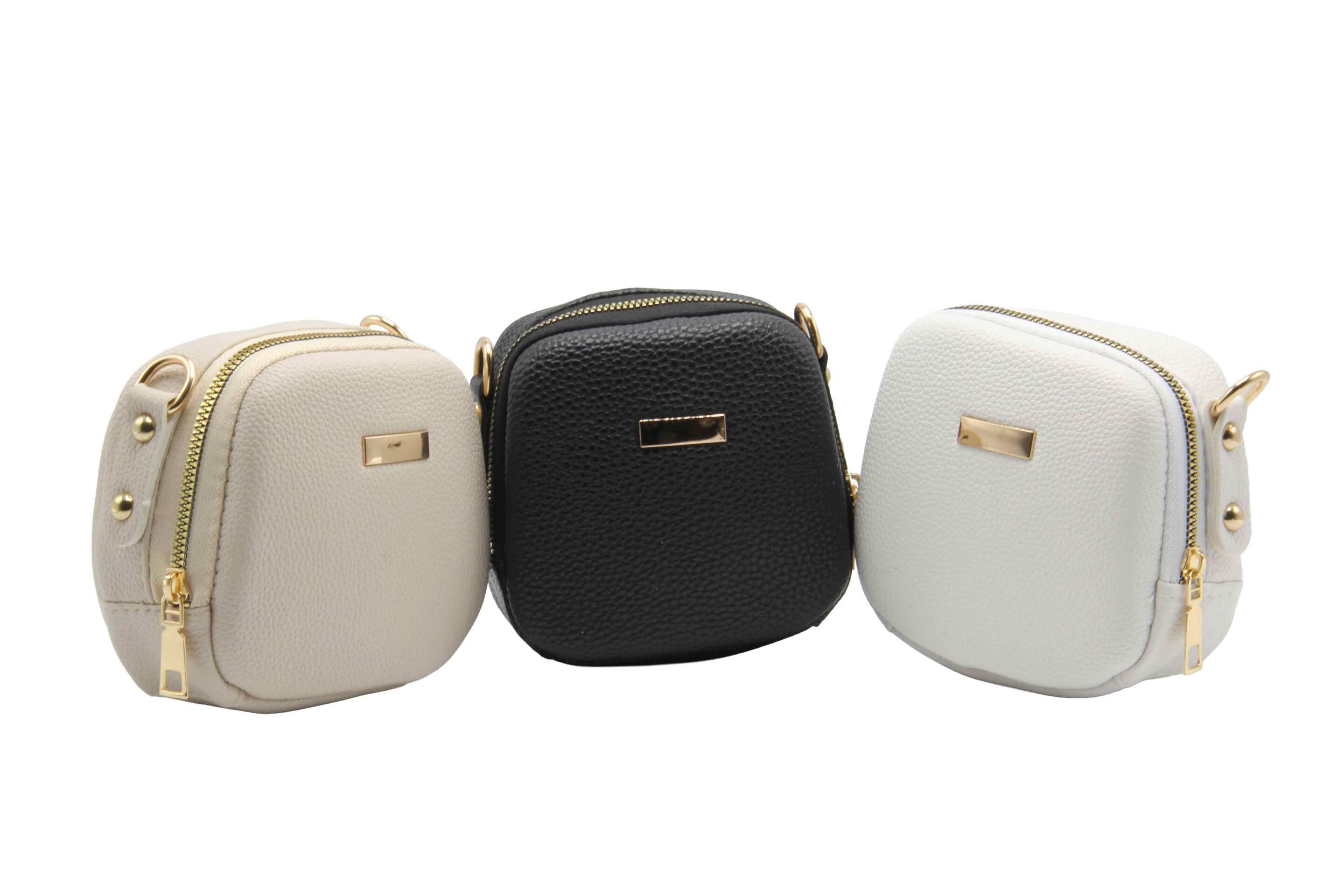  رنگبندی مینی بگ پاسپورتی شرانگ مشکی قهوه‌ای | خرید عمده کیف پاسپورتی 