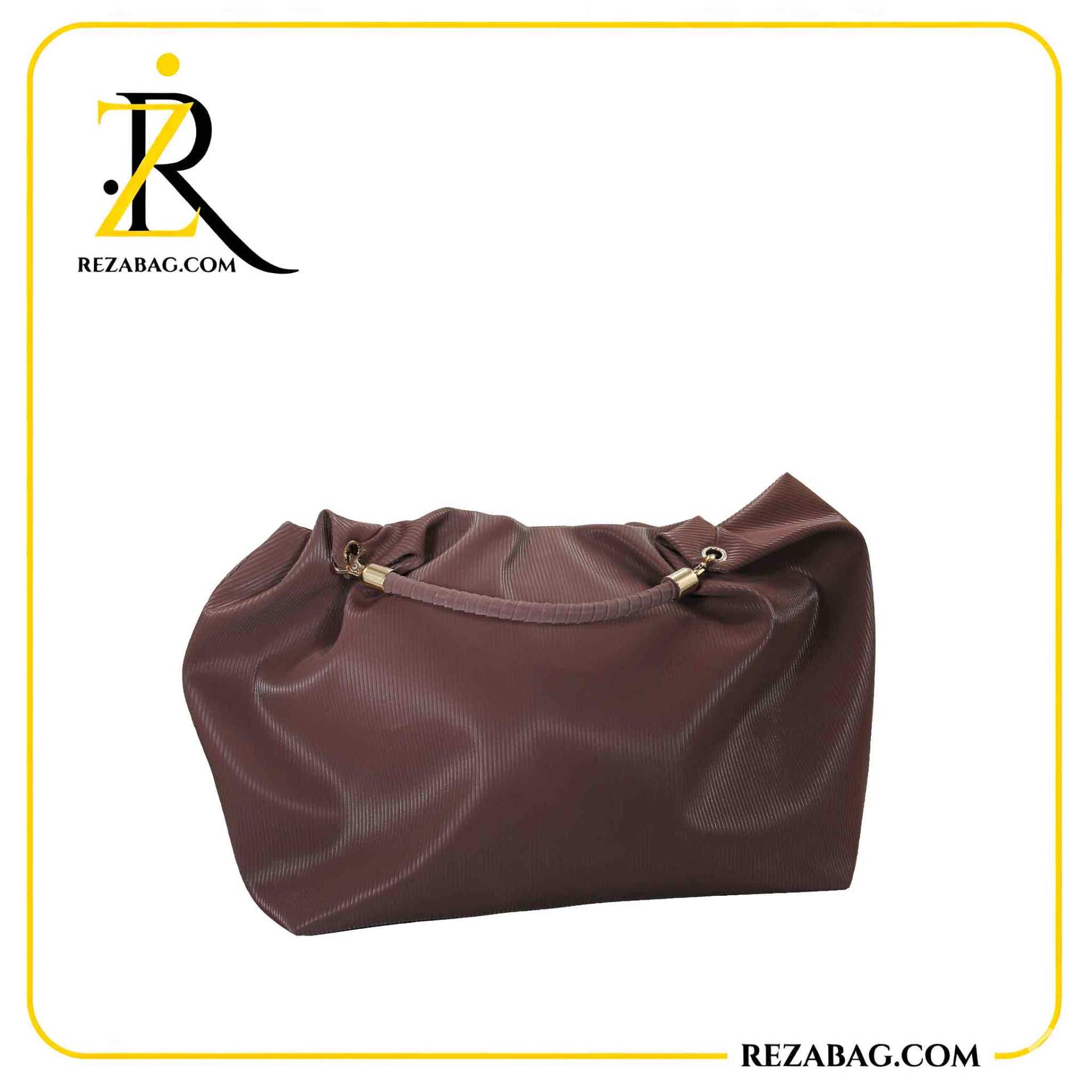  کیف زنانه دسته شلنگی راه‌راه لش اعلا | خرید عمده کیف شلنگی 