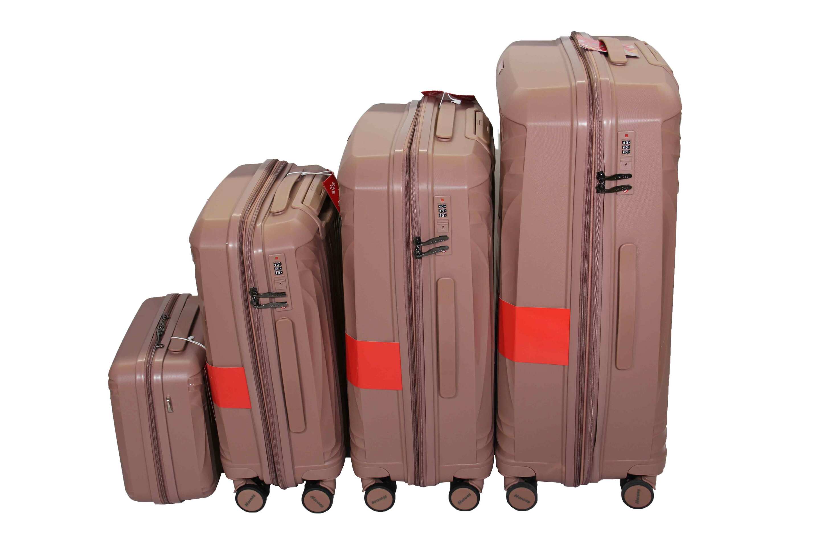 چمدانهای هروس در سه سایز کنار هم