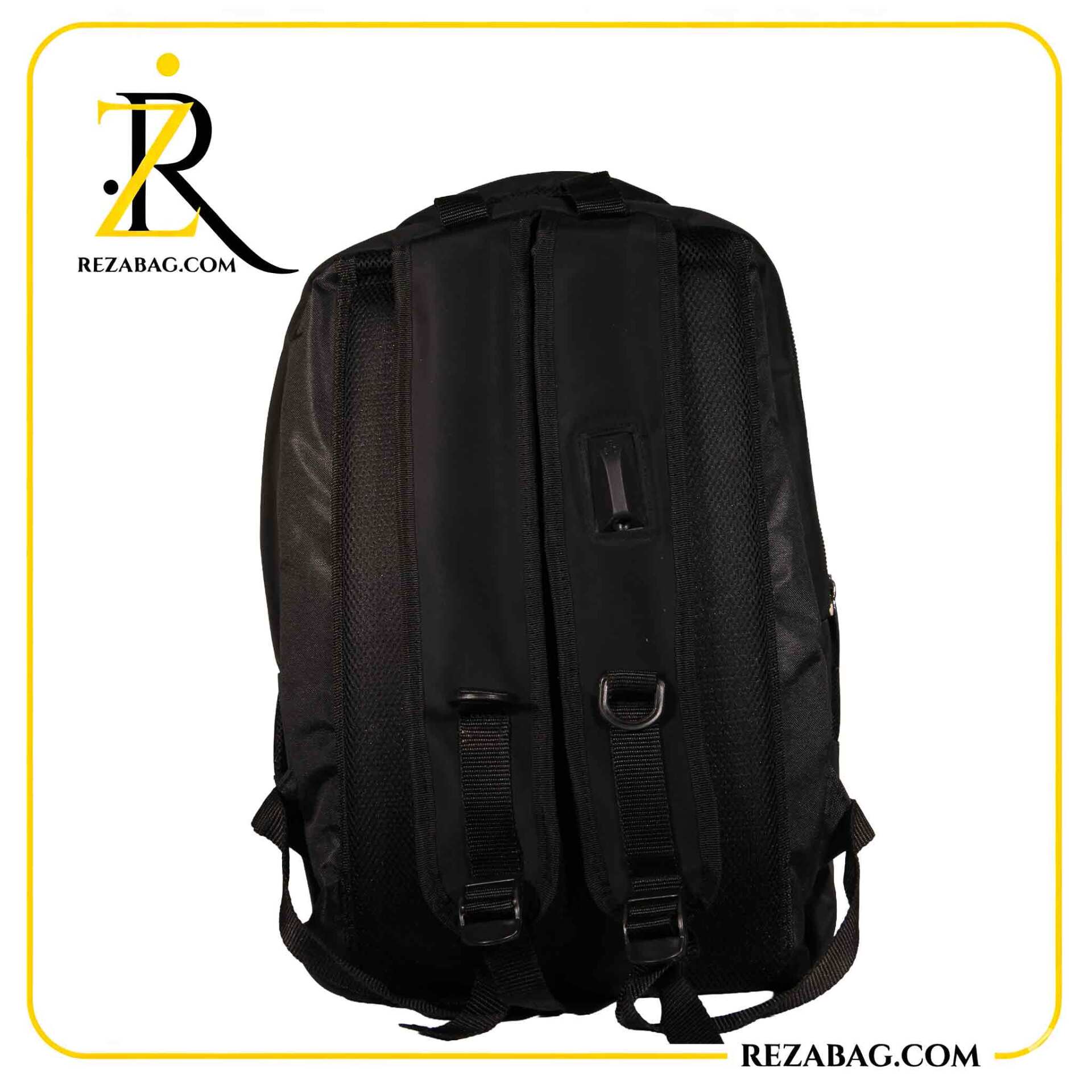  خرید عمده کیف کوله پشتی ۵ زیپ با زیپ لپ تاپ جدا 