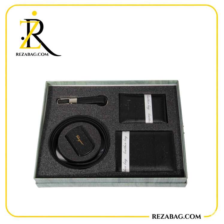 خرید عمده ست کیف و کمربند فرگام چرم صنعتی